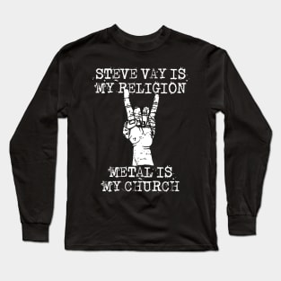 steve vai is my religion Long Sleeve T-Shirt